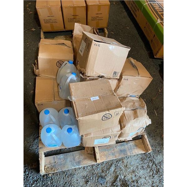 PALLET OF APPROX. 40L OF WATER