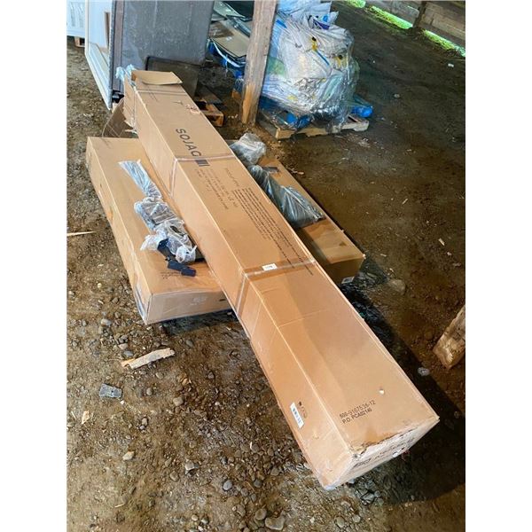 10X12FT SOJAG WALL MOUNTED SUNSHELTER - BOX IS A LITTLE DAMAGED BUT LOOKS TO BE ALL THERE