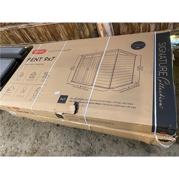 KETER 9X7FT OUTDOOR STORAGE SHED