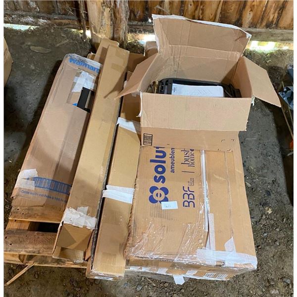 PARTS TO SOME SORT OF CABINET UNIT - UNSURE IF ALL IS THERE