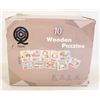 Image 1 : NEW- 10 CHILDREN’S WOODEN PUZZLES.