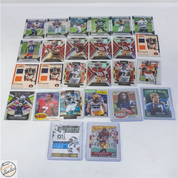 26 ASSORTED FOOTBALL CARDS