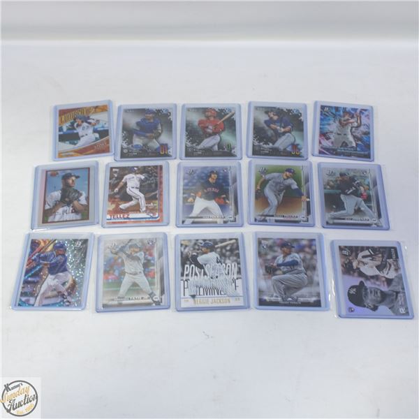 15 ASSORTED BASEBALL CARDS