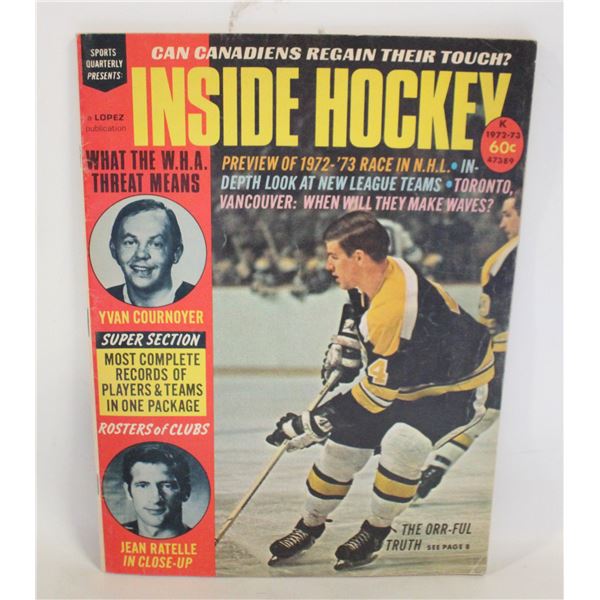 1972 BOBBY ORR MAGAZINE