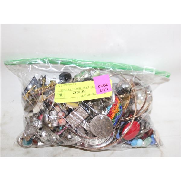 BAG OF ESTATE JEWELRY FOR