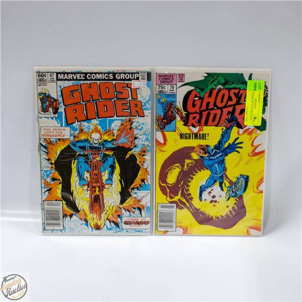 GHOST RIDER #67 & 78 ORIGINAL SERIES