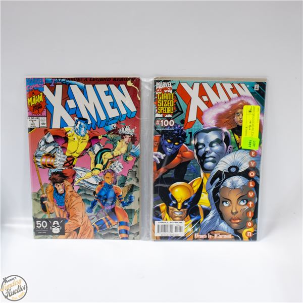 X-MEN #1 & 100 COLLECTOR COMICS