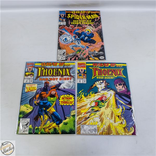 WHAT IF? MARVEL COMIC  #31,32,33