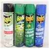 Image 1 : RAID INSECT KILLING SPRAY 4 ASSTD CANS