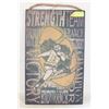 Image 1 : 12" X 19" WOOD EDMONTON ESKS/ELKS SIGN