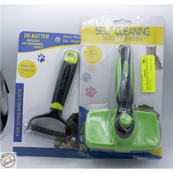 #5022 -DOG AND CAT DE-MATTING BRUSH AND