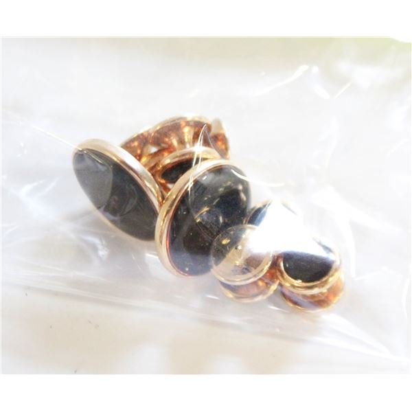 ESTATE GOLD PLATED MATCHING CUFF LINKS WITH