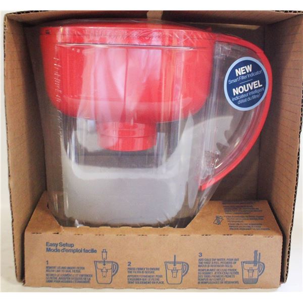 NEW- BRITA METRO PITCHER RED.