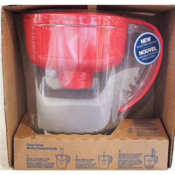 NEW- BRITA METRO PITCHER RED.