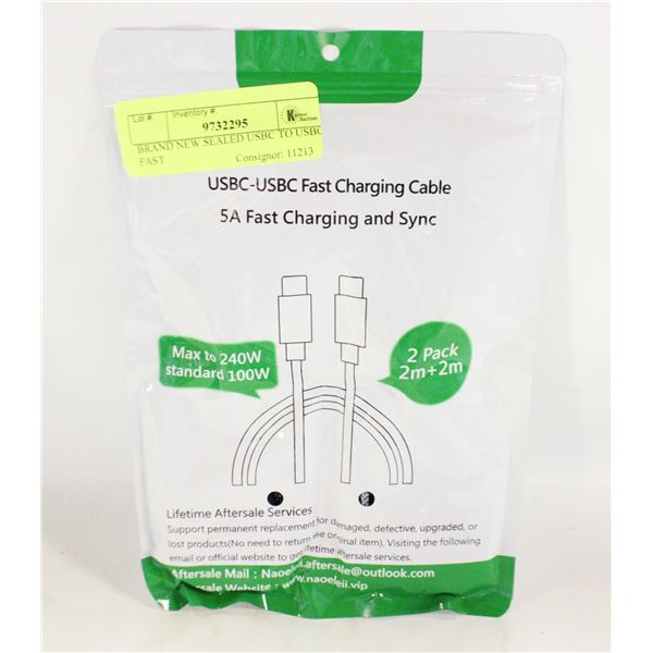 BRAND NEW SEALED USBC TO USBC FAST