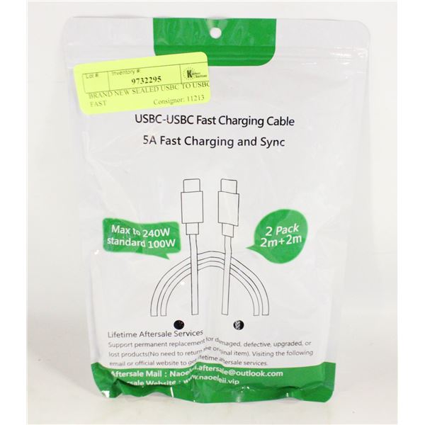 BRAND NEW SEALED USBC TO USBC FAST