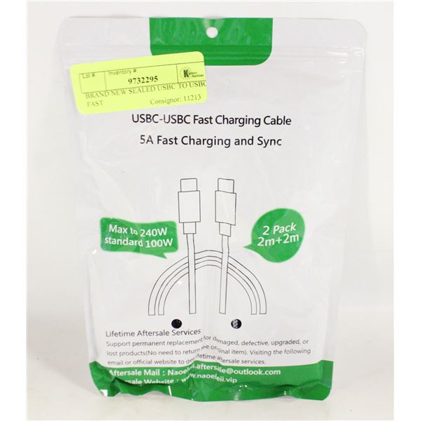 BRAND NEW SEALED USBC TO USBC FAST