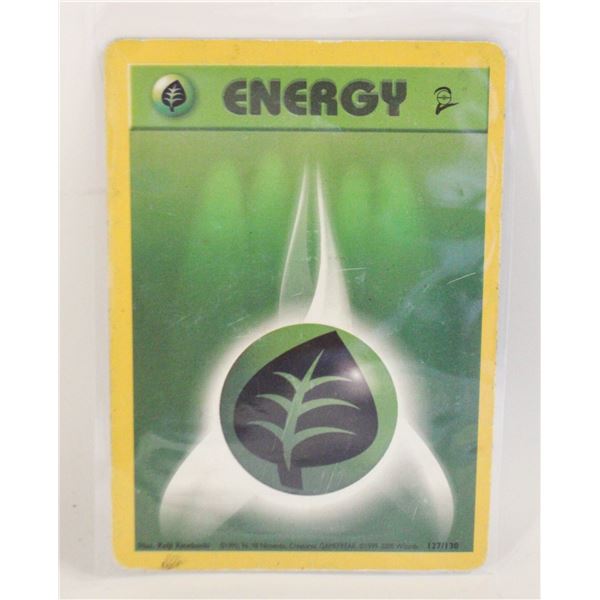 GRASS ENERGY 2000 POKEMON CARD