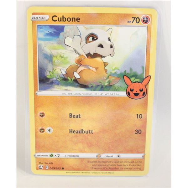 CUBONE TRICK OR TRADE 069 POKEMON CARD
