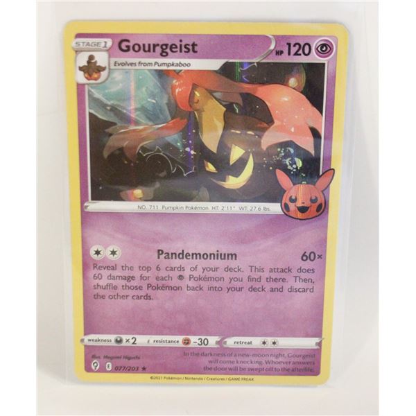 GOURGEIST HOLO 077 POKEMON CARD
