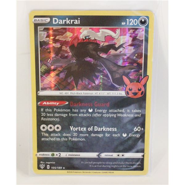 DARKRAI HOLO 105 POKEMON CARD