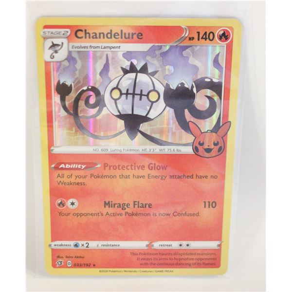 CHANDELURE HOLO 033 POKEMON CARD
