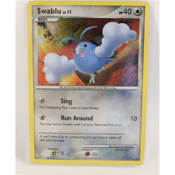 SWABLU LV.11 HOLO 97/127 POKEMON CARD