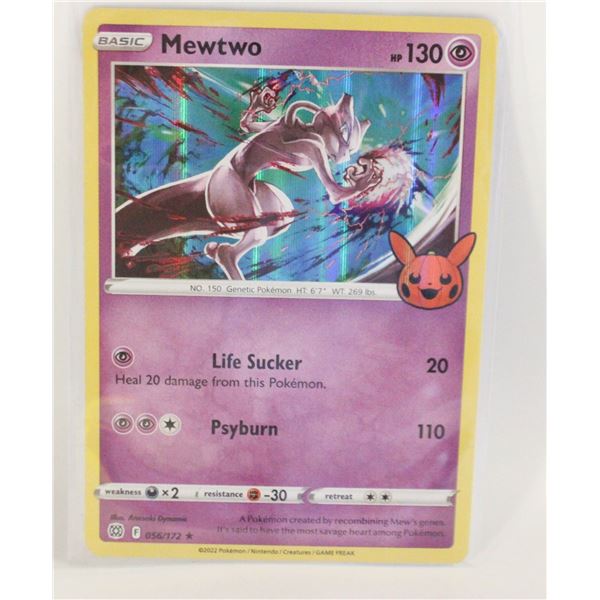 MEWTWO HOLO 056 POKEMON CARD