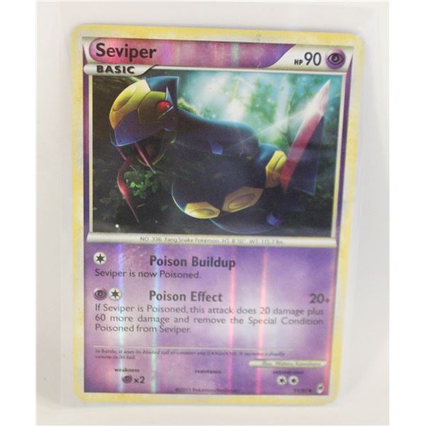 SEVIPER REVERSE HOLO 128/198 POKEMON CARD