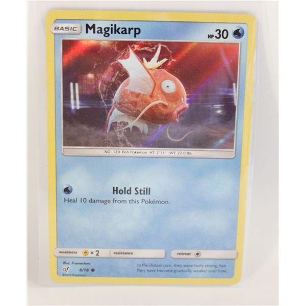 MAGIKARP DETECTIVE PIKACHU 8/18 POKEMON CARD