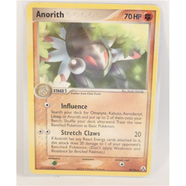 ANORITH 29/92 POKEMON CARD