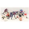 Image 1 : BAG OF (9) STARTING LINEUP HOCKEY FIGURES