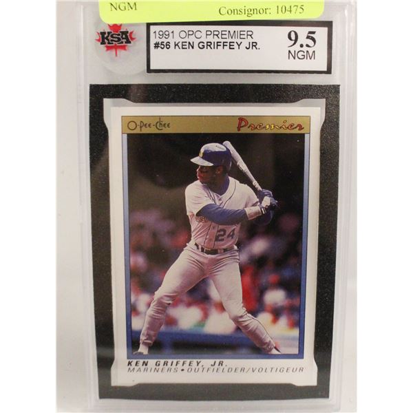 GRADED 1991 KEN GRIFFEY JR. HOF. NGM