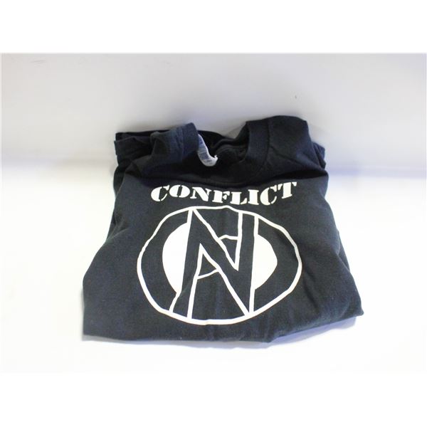 CONFLICT MENS LARGE T SHIRT