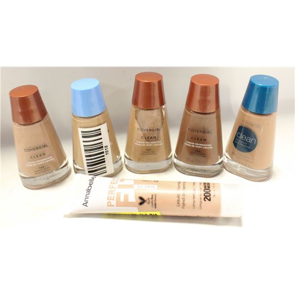 COVERGIRL LIQUID FOUNDATIONS(4)+ANNABELLE