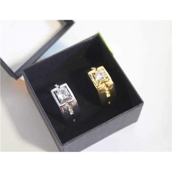 NEW 2PCS/SET RING SET SZ10