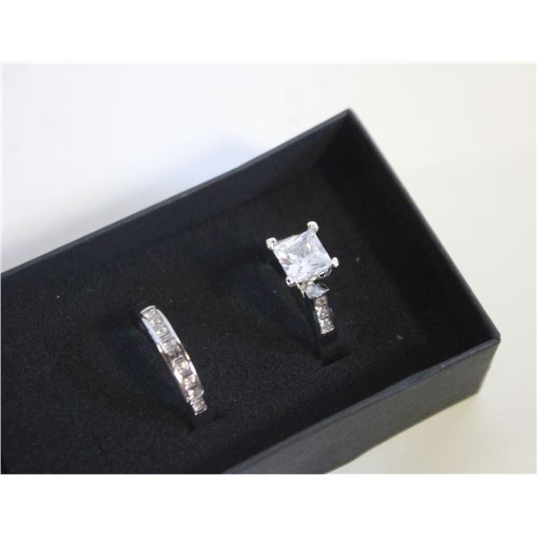 NEW 2PCS/SET RING SET SZ8