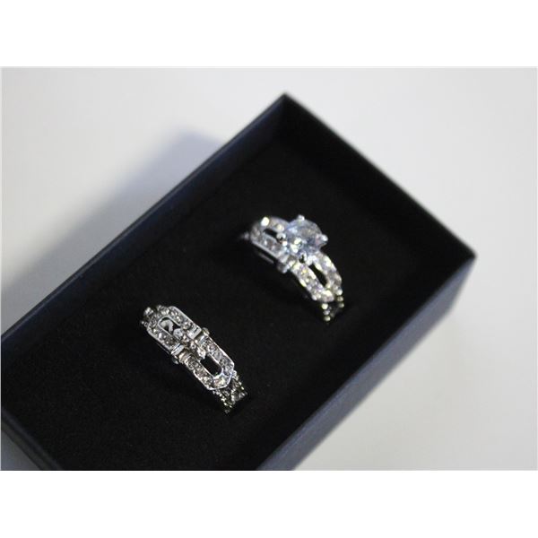 NEW 2PCS/SET RING SET SZ9