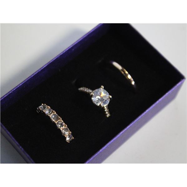 NEW 3PCS/SET RING SET SZ7