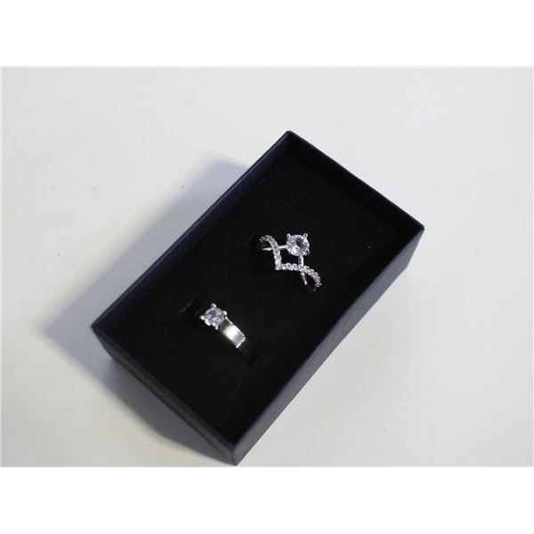NEW 2PCS/SET RING SET SZ8