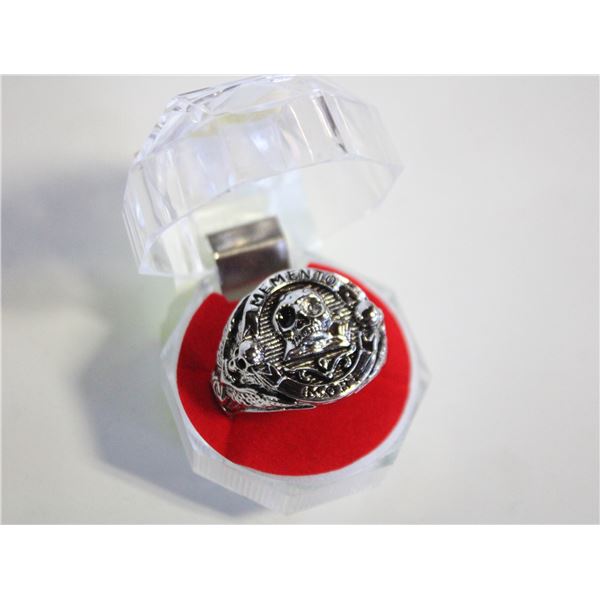 NEW SKULL BIKERS RING SZ12