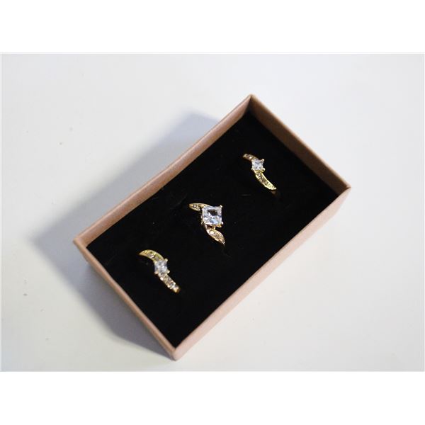 NEW 3PCS/SET RING SET SZ7