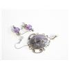 Image 1 : AMETHYST PENDANT AND EARRINGS