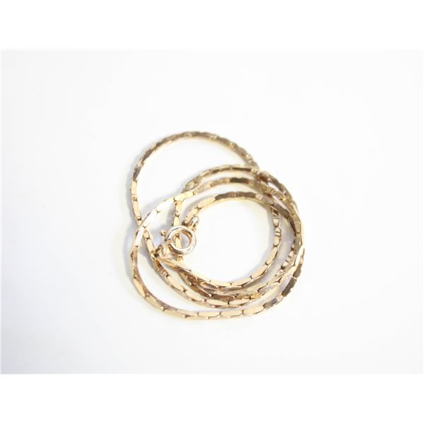 SLENDER HERRINGBONE NECKLACE