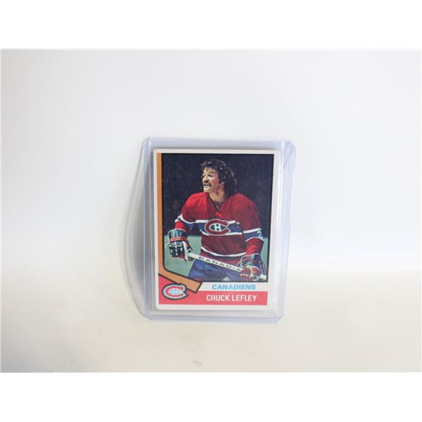 CHUCK LEFLEY CANADIENS