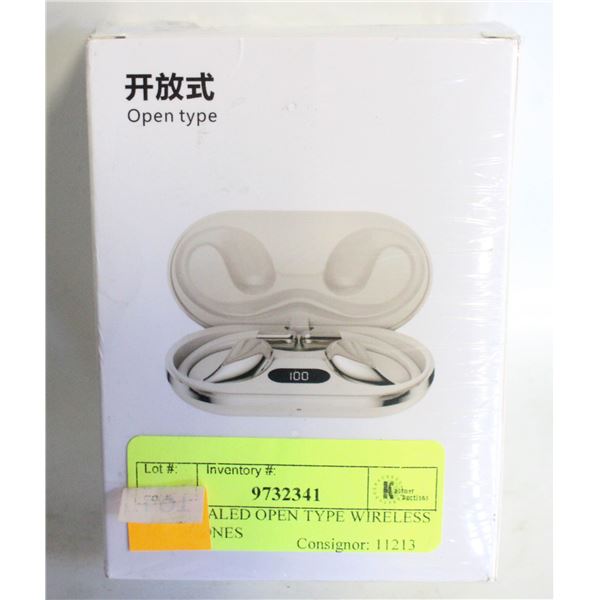 NEW SEALED OPEN TYPE WIRELESS EARPHONES