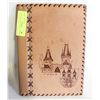 Image 1 : VINTAGE PRAGUE HAND-TOOLED LEATHER DIARY /