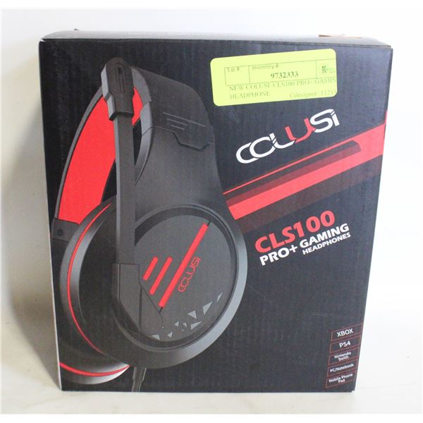 NEW COLUSI  CLS100 PRO+ GAMING HEADPHONE