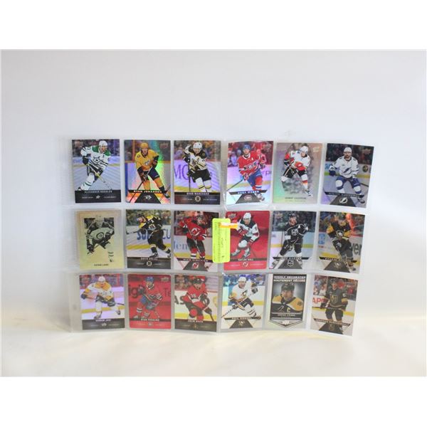 SHEETS OF TIM HORTONS HOCKEY CARDS