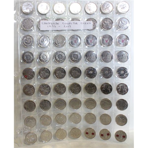CANADIAN COLLECTOR COINS 1973 - 2017